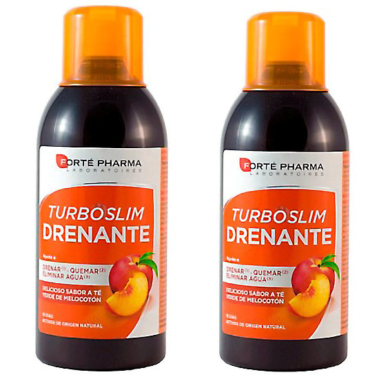 Imagen de Forte pharma Turboslim drenante melocotón pack