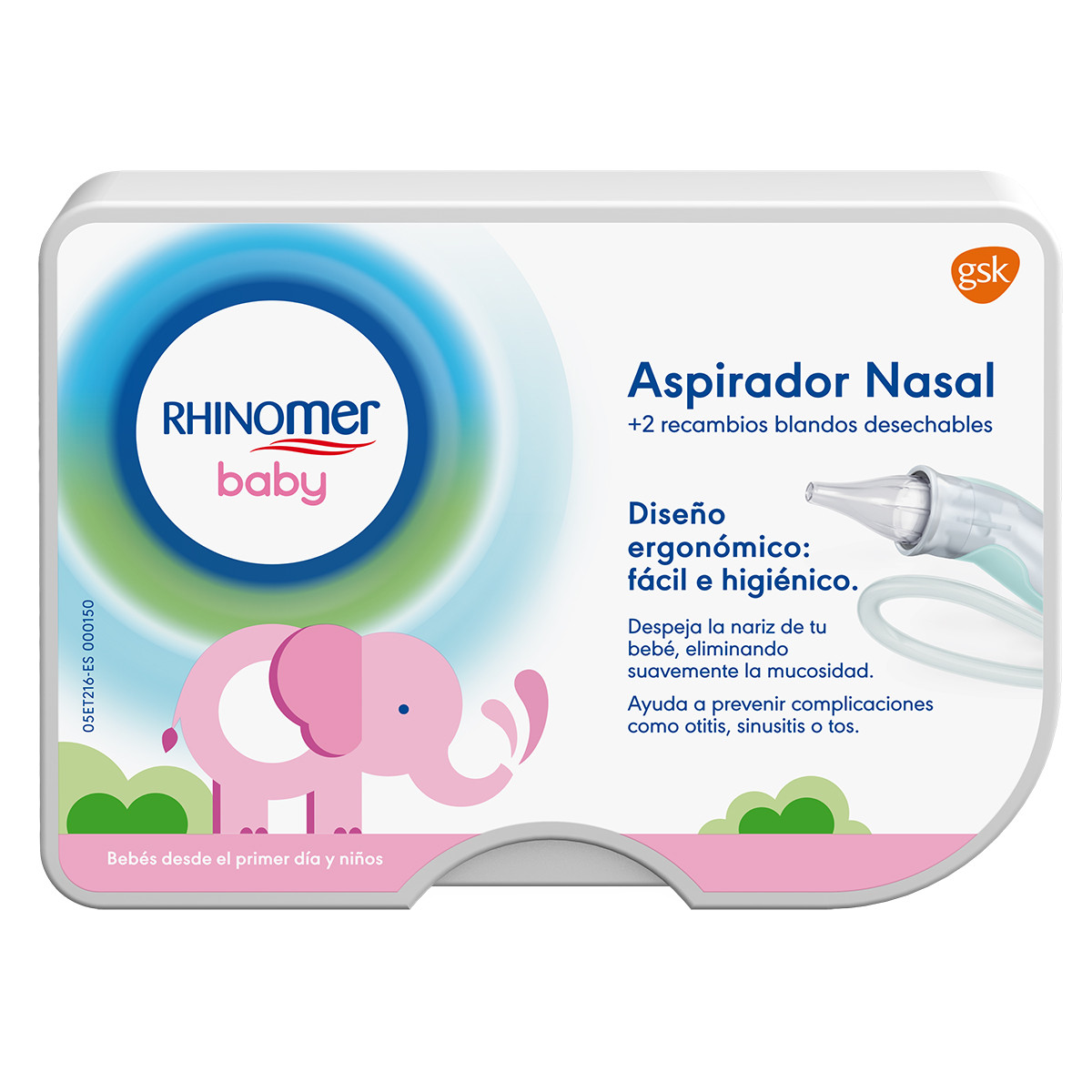 Imagen de Narhinel Confort aspirador nasal bebé