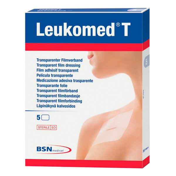 Imagen de Leukomed t aposito 10 cm x 25 cm 5 uds