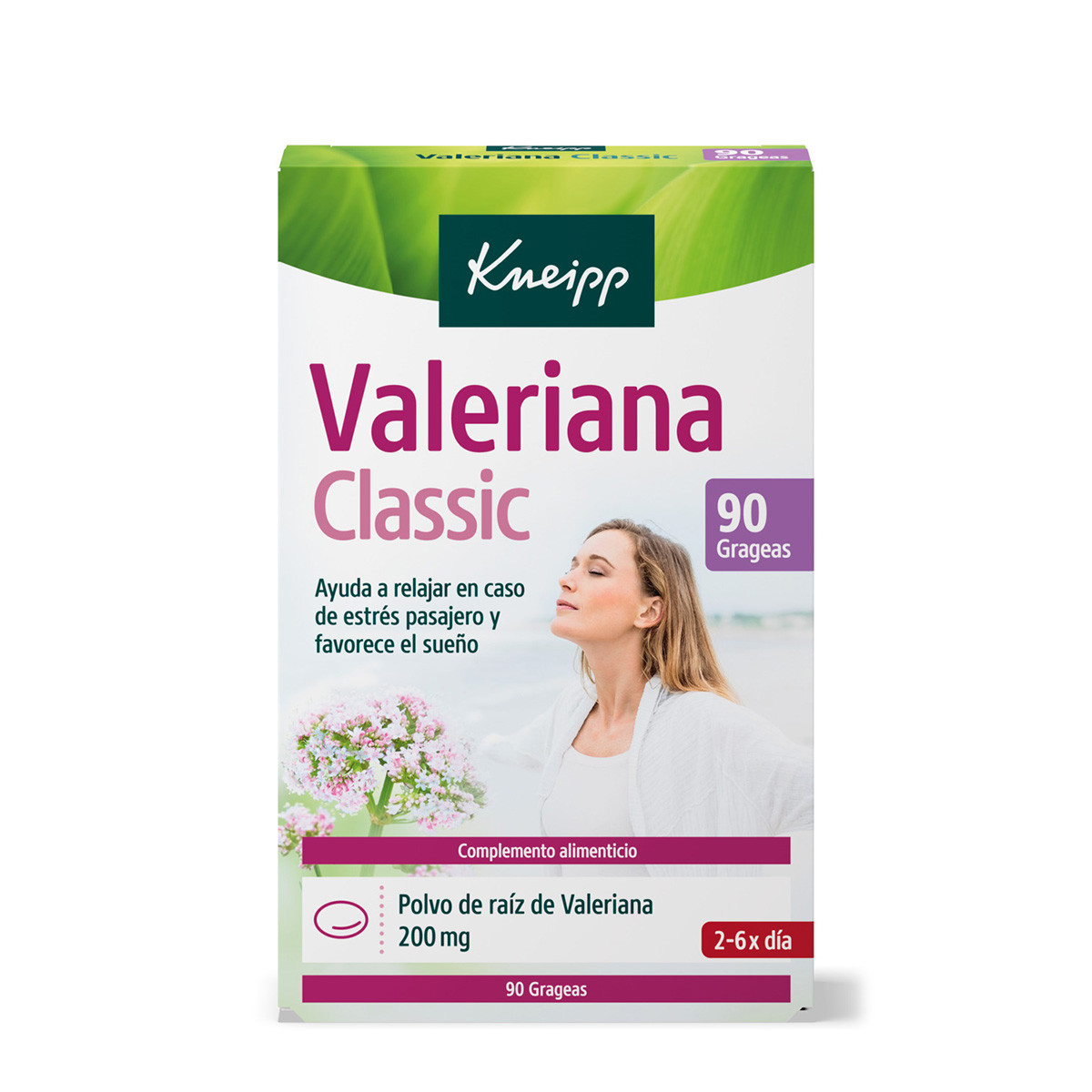 Imagen de Kneipp Valeriana Classic 200mg 90 grageas