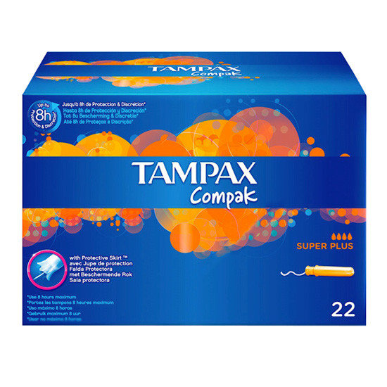 Imagen de Tampax compak tampones super plus 22und