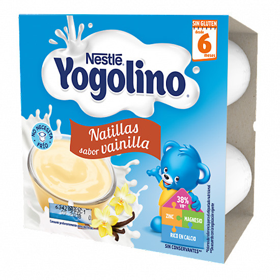 Imagen de Nestle Yogolino natillas con galleta 4x100g