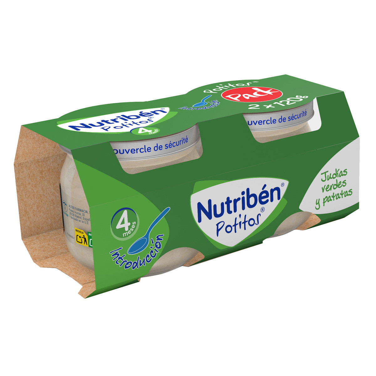 Imagen de Nutriben bipack inicio a las verduras 2x120g