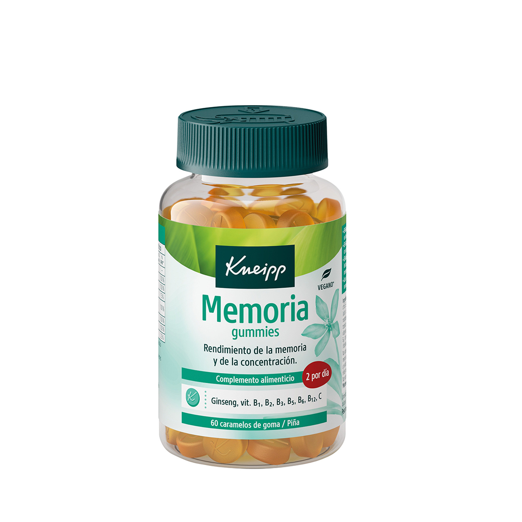 Imagen de Kneipp Memoria con sabor a piña 60 gominolas